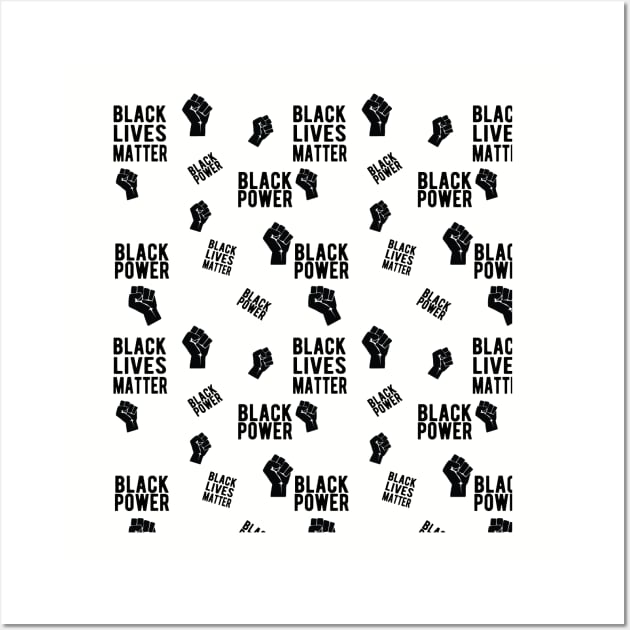 Black Lives Matter Masks Black Power mask , black power fist , black power pride Wall Art by Gaming champion